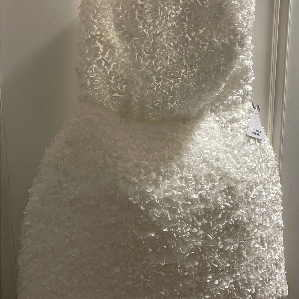NADINE MERABI Strapless White Dress - Picture 4 of 6